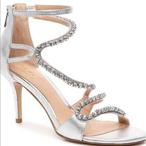 Bagley Mischka rhinestone sandals